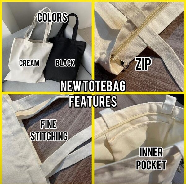 S.O.D white tote bag