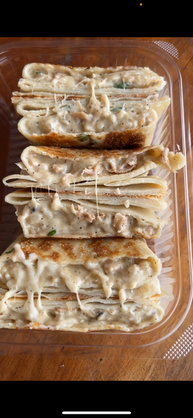 Crêpes salées au poulet