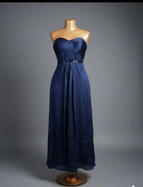 Robe de soirée bleu élégante