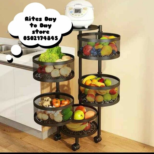 5 layers kitchen  /bathroom trolley