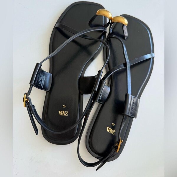 Sandales noires femme ZNZ