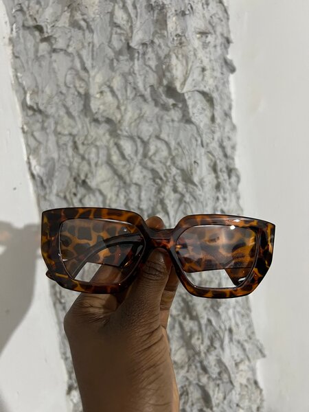 Lunettes de soleil léopard tendance