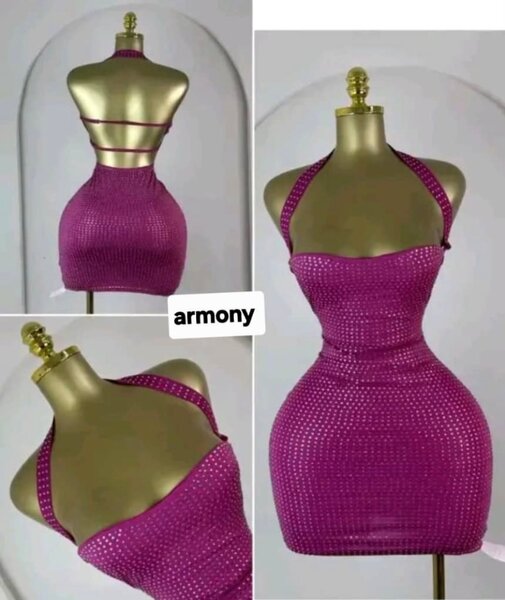 Robe moulante pailletée