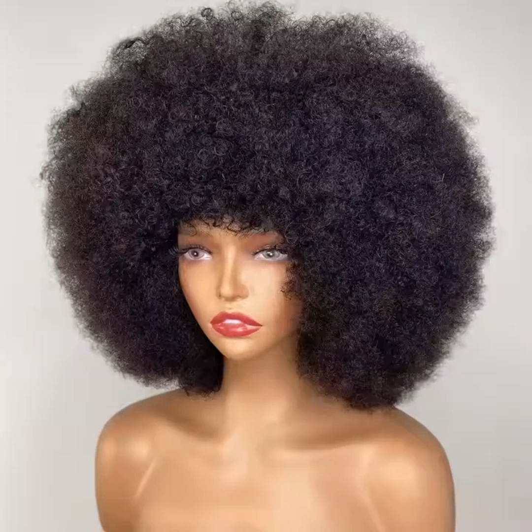 Perruque afro grande noire