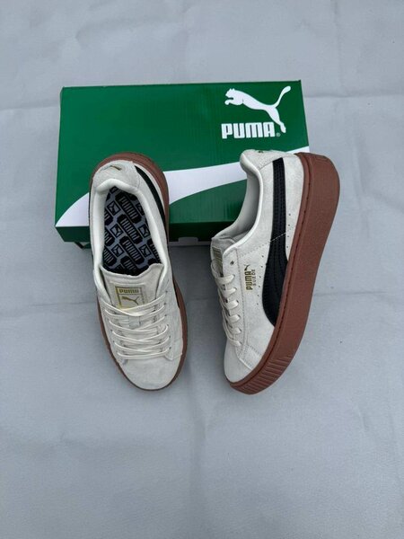 Puma Suede Classiques Baskets Blanc