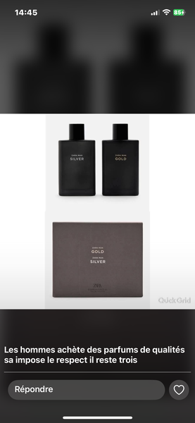 Coffret Parfum Homme Élégant