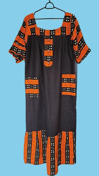 Robe maxi ethnique colorée