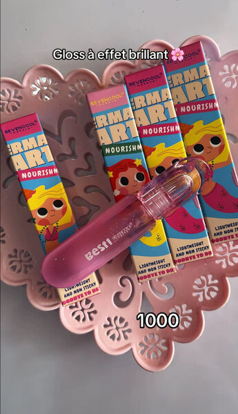 Gloss à lèvres brillant