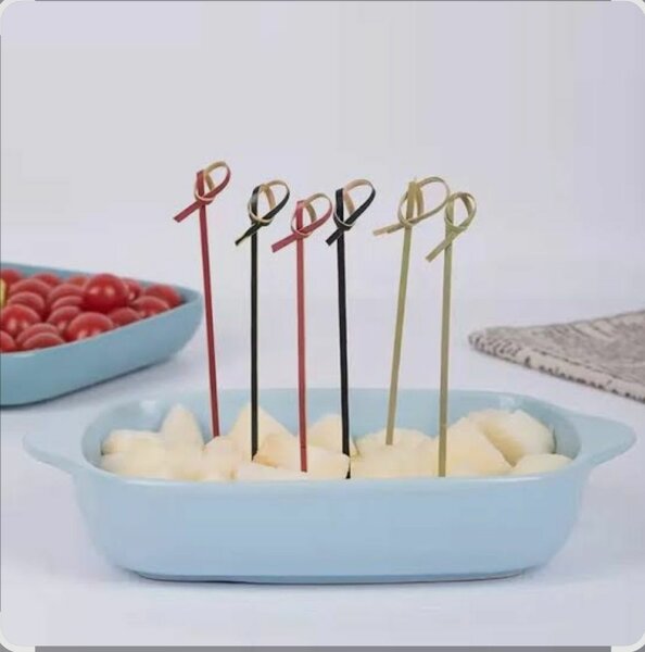 Brochettes apéritives en bambou