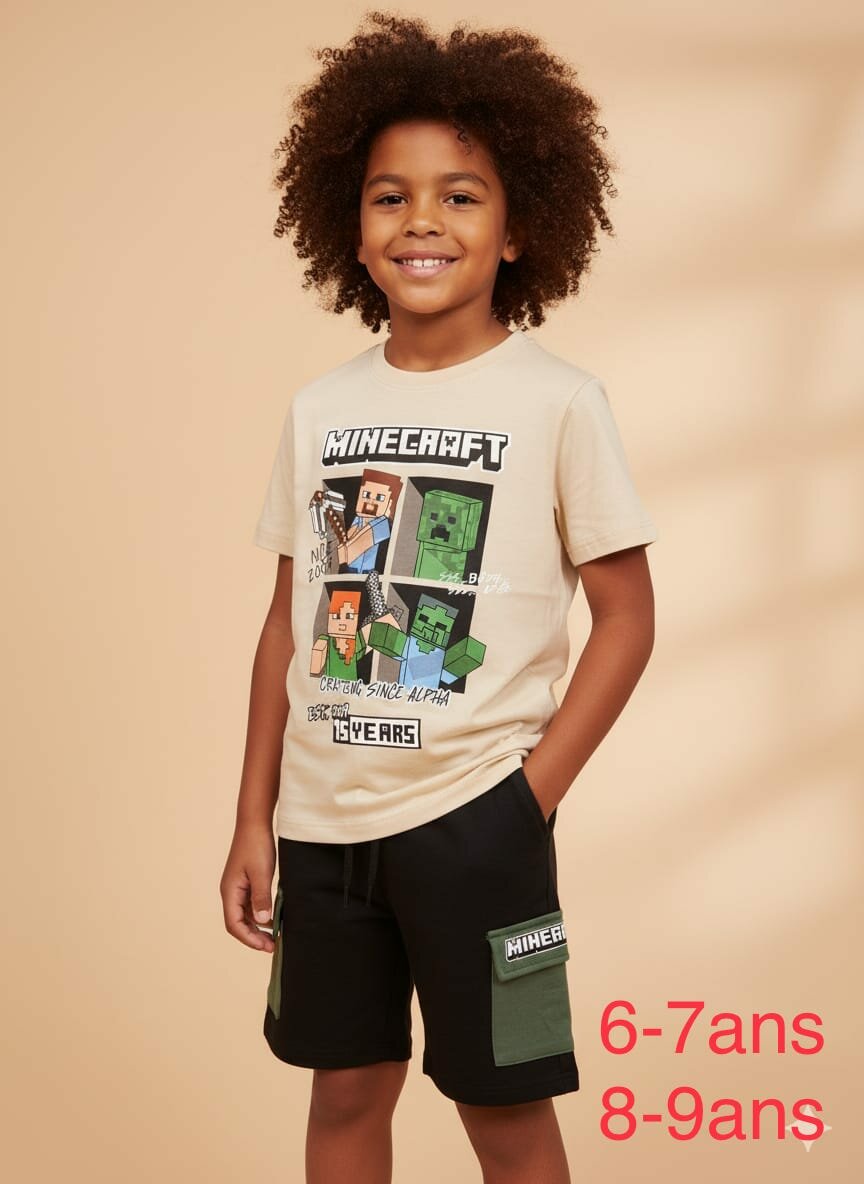 T-shirts et shorts enfants