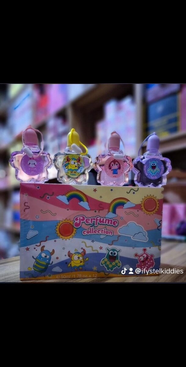 Children perfumes and body spray