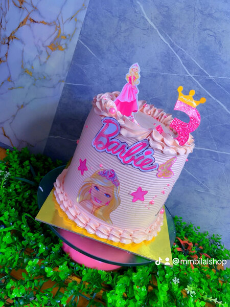 Gâteau d'anniversaire Barbie 3 ans