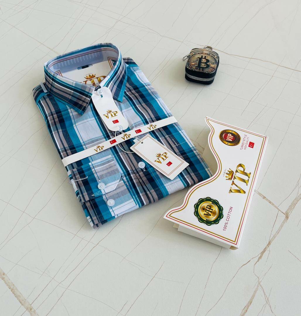 *VIP CHECK SHIRT LONG  SLEEVES