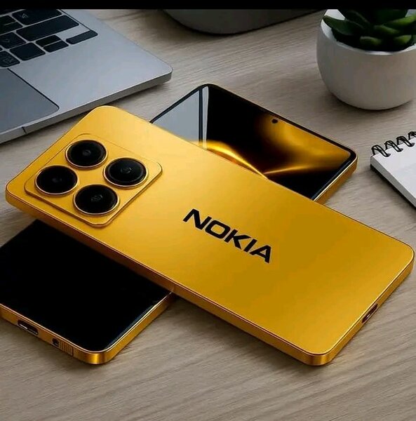 Smartphone Nokia doré
