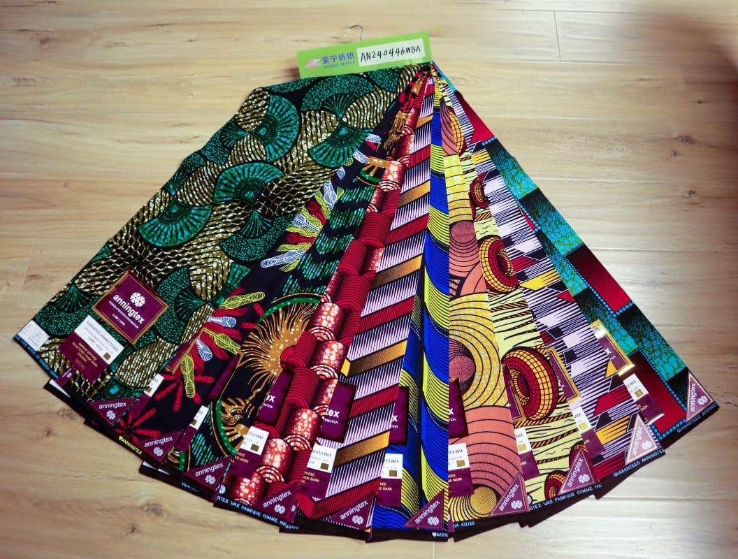 6 meters African wrappers