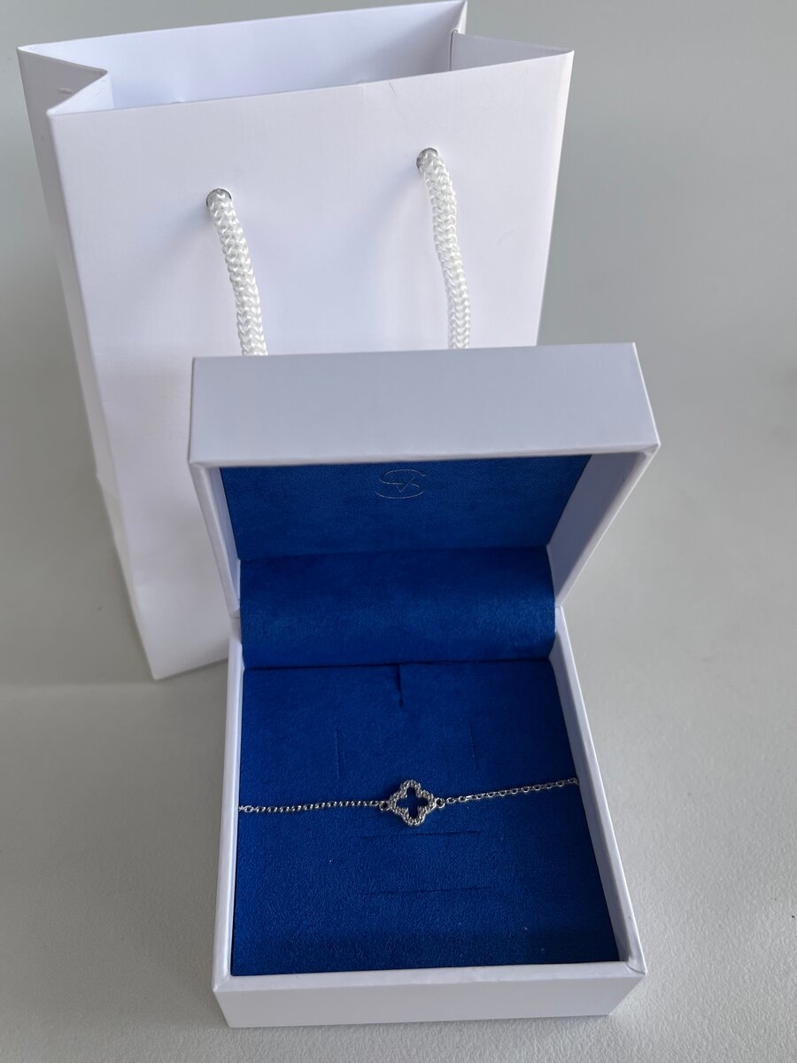 Bracelet Trèfle en argent 925