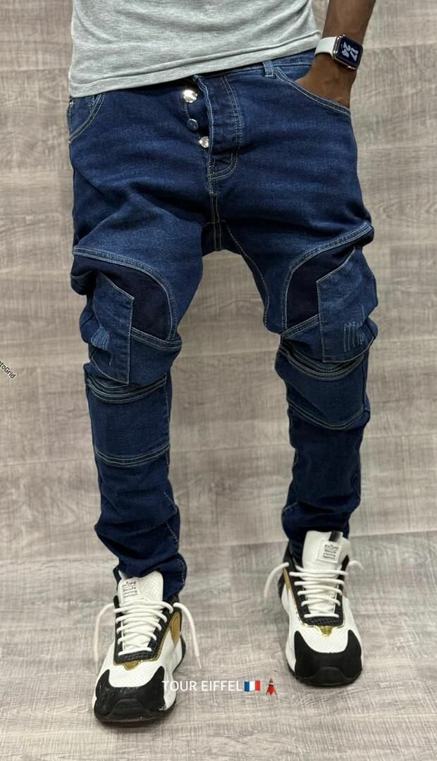 Jean cargo homme moderne