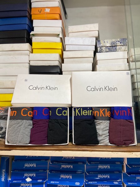 2 Boxers Calvin Klein Homme