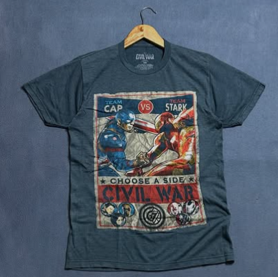 Marvel Civil war t shirt size: M