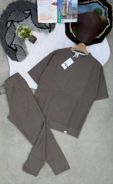 Ensemble décontracté marron