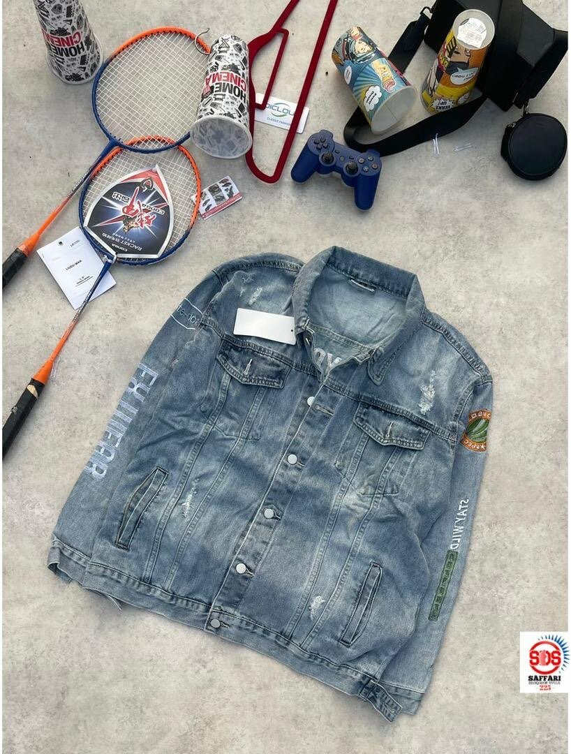 Veste en jean tendance homme