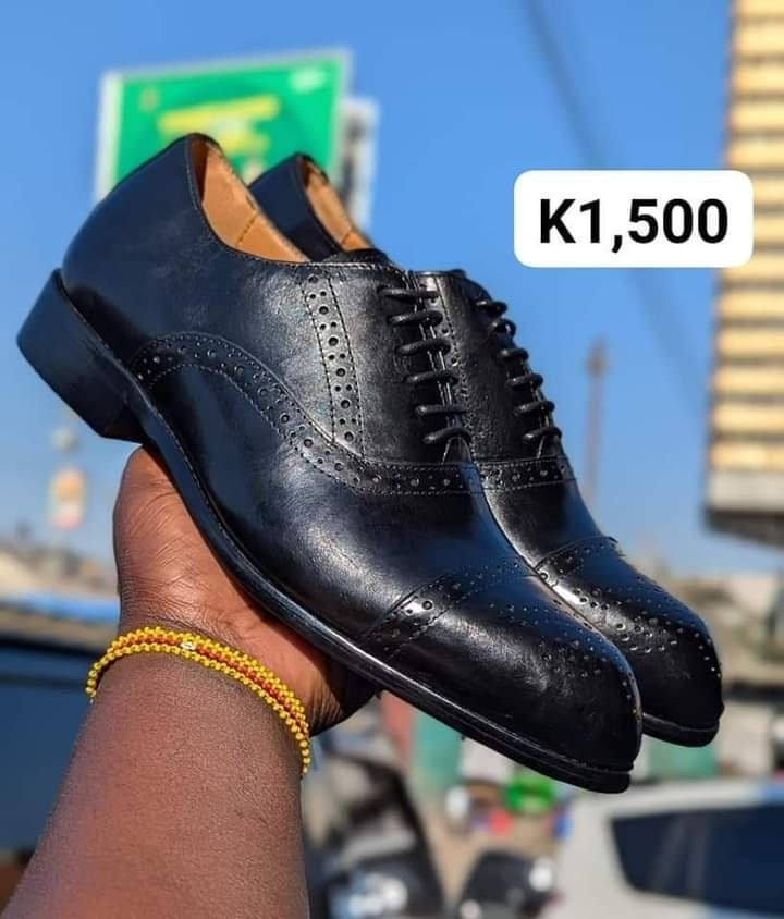 men's leather shoes black