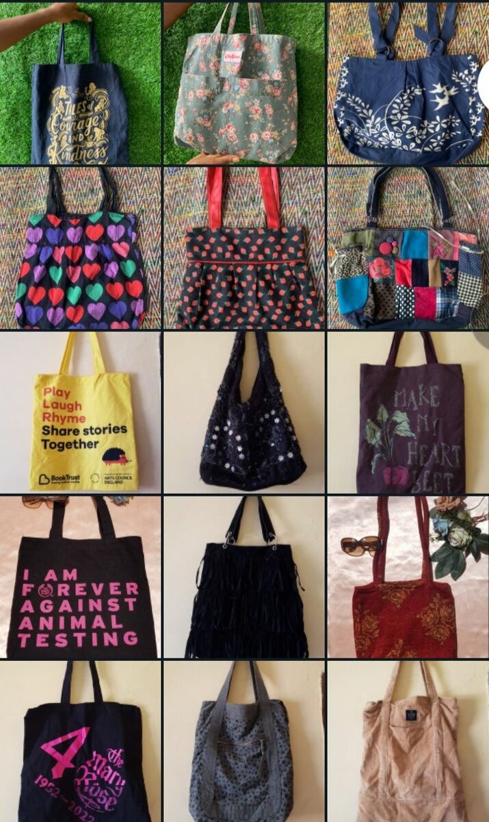 Thrift Tote Bags