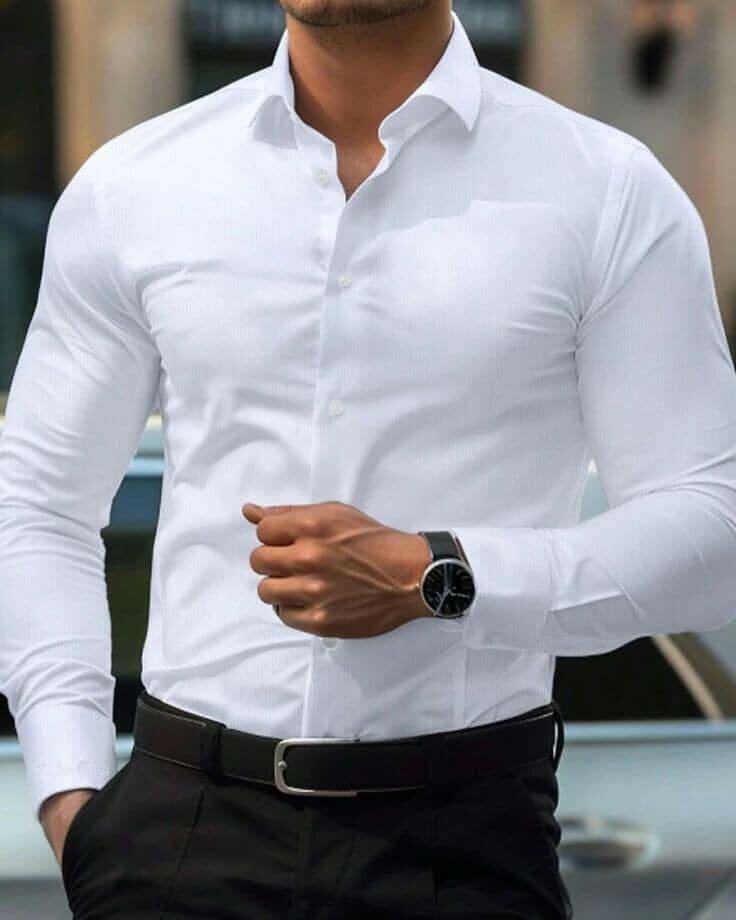 Chemise habillée pour homme et femme