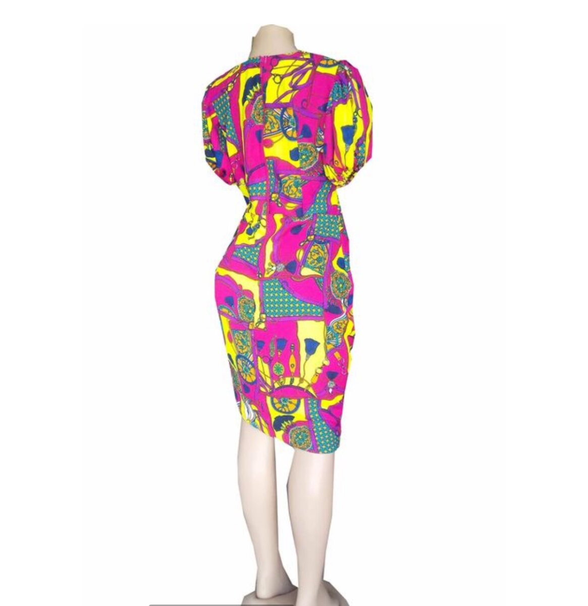 Ladies fashion straight dress - Multicolour