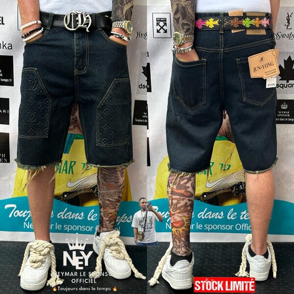 Shorts en jean tendance homme