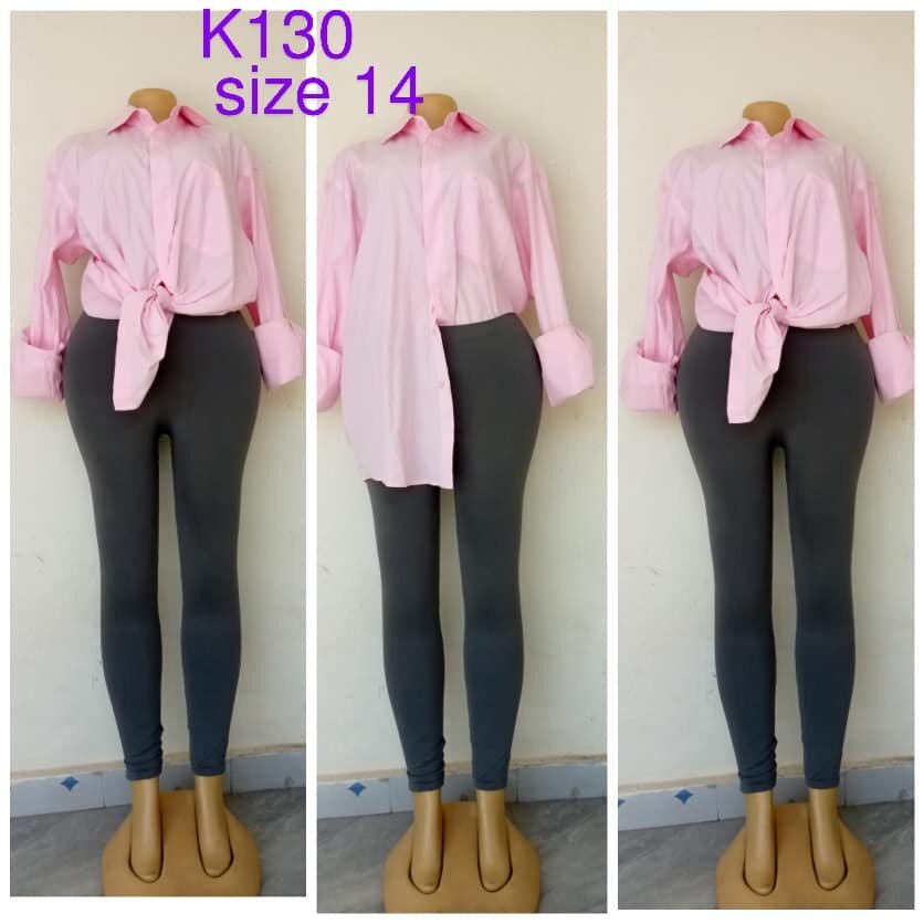 Shirt soft pink size 14