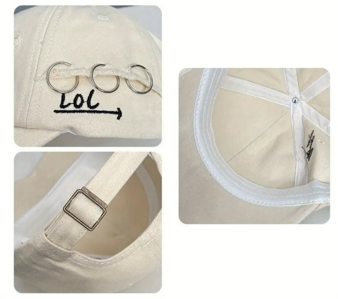 Casquette décontractée brodée