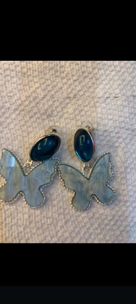 Boucles d'oreilles papillon