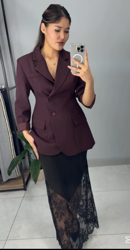 Гипюровая юбка макси🔥