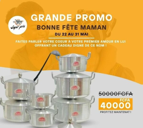 Batterie de Cuisine en Inox