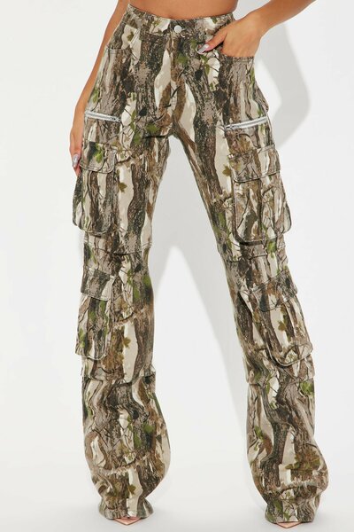 Pantalon cargo camouflage
