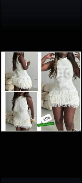 Robe tricotée élegante