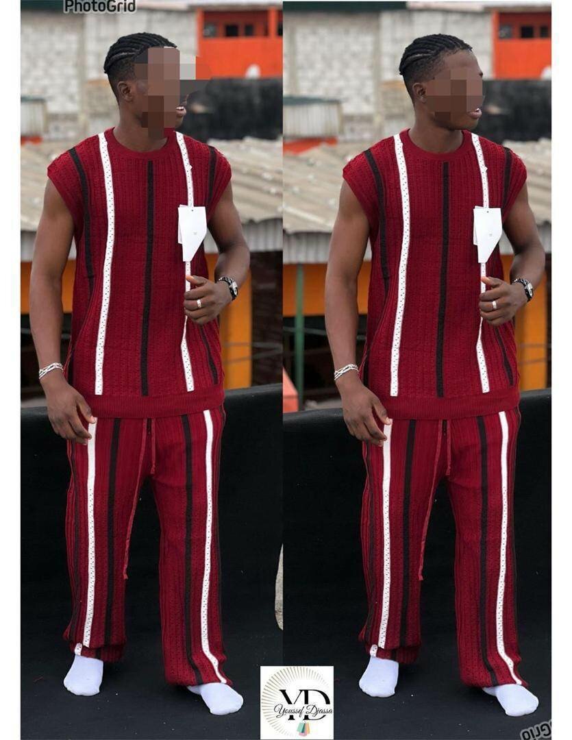 Ensemble homme tricoté