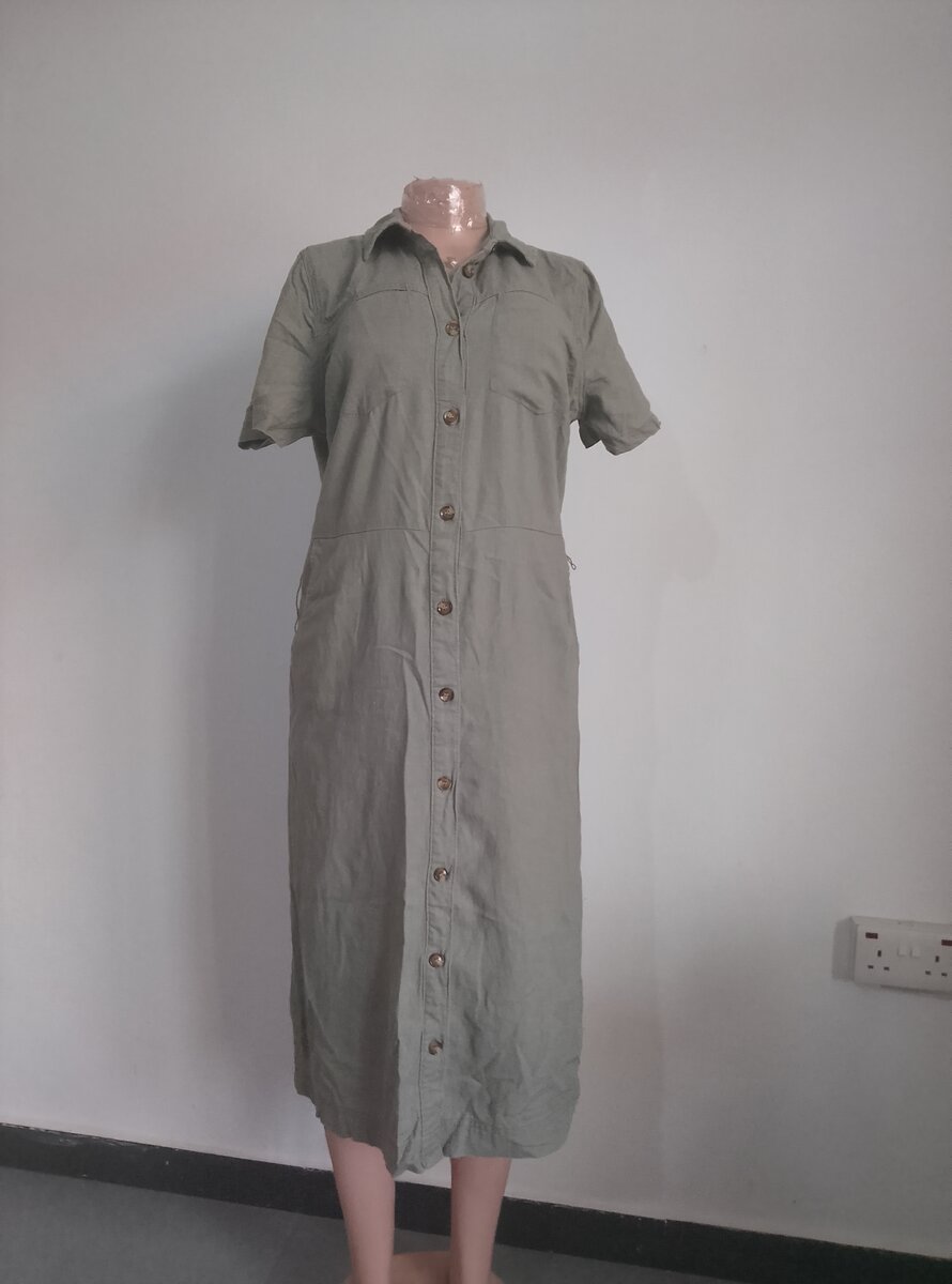 Cotton straight dress