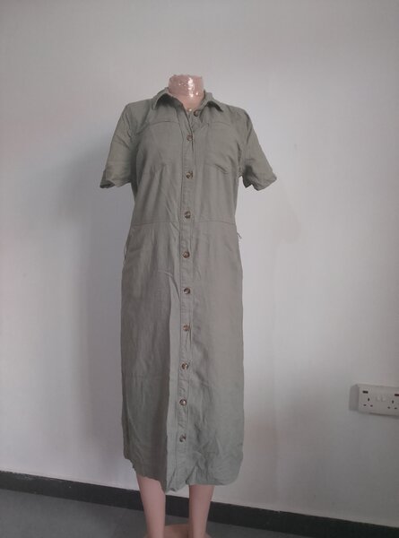 Cotton straight dress