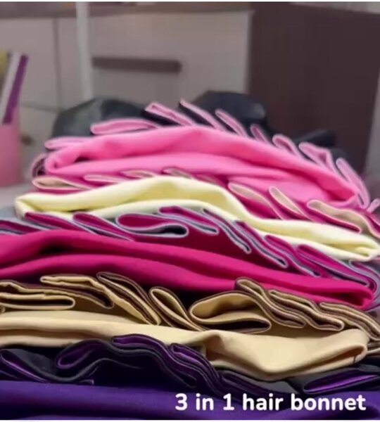 3 in 1 hair bonnet