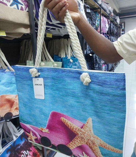 Sac de Plage en Toile Béton