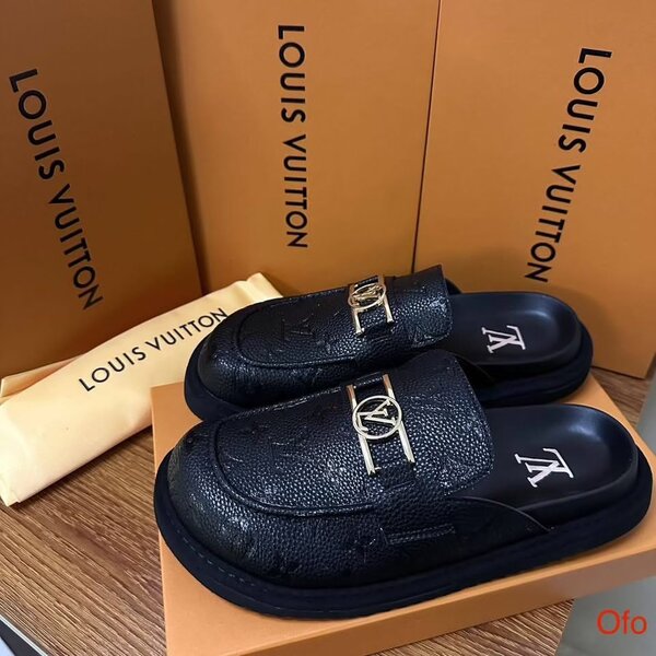 Mules en cuir de luxe