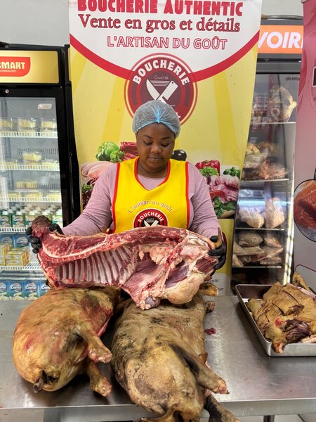 Moitié de cracasse de cabri