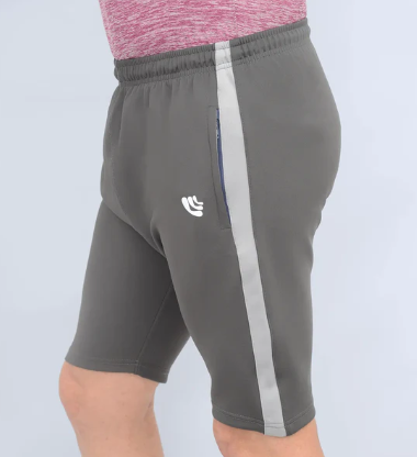 side panel slate grey Fitness shorts