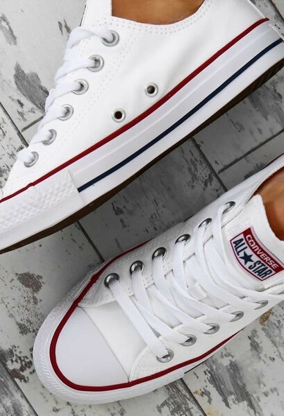 Baskets blanches unisexes