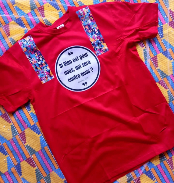 T.SHIRT AVEC VERSET ROMAIN