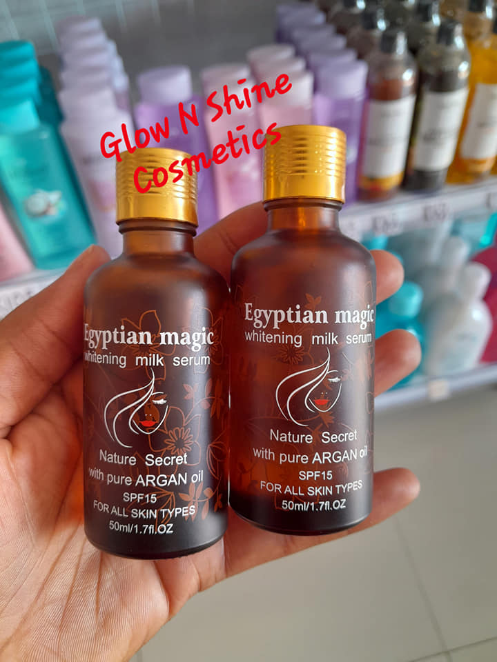 Whitening milk serum