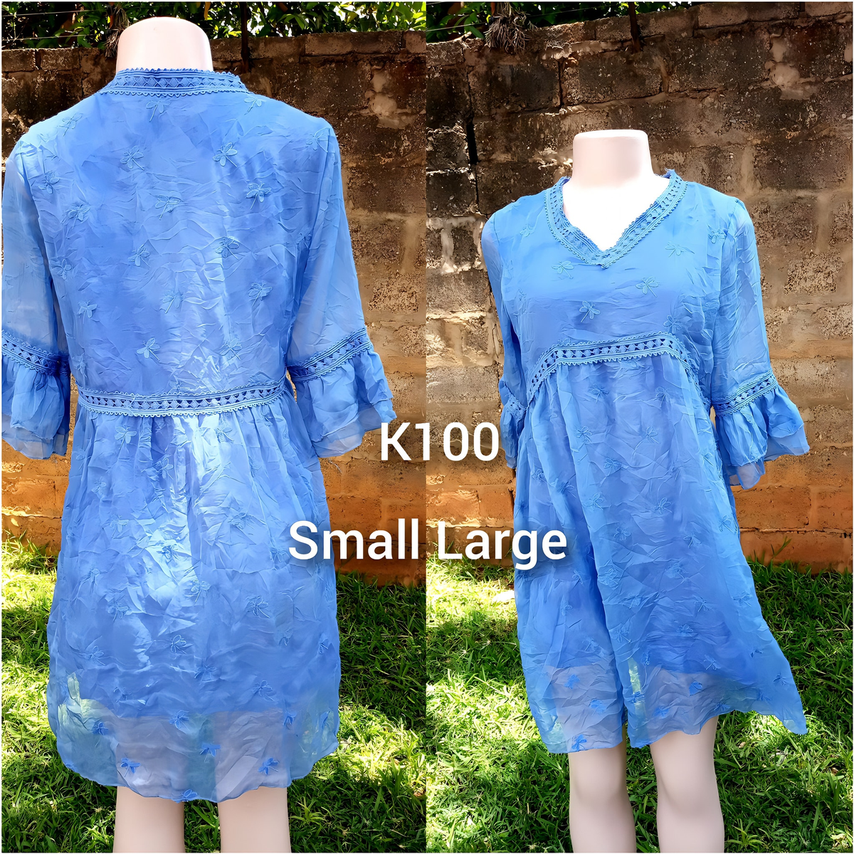 Robe bleu