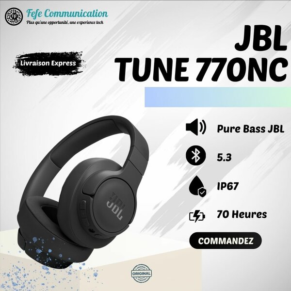 Casque Bluetooth JBL Tune 770NC